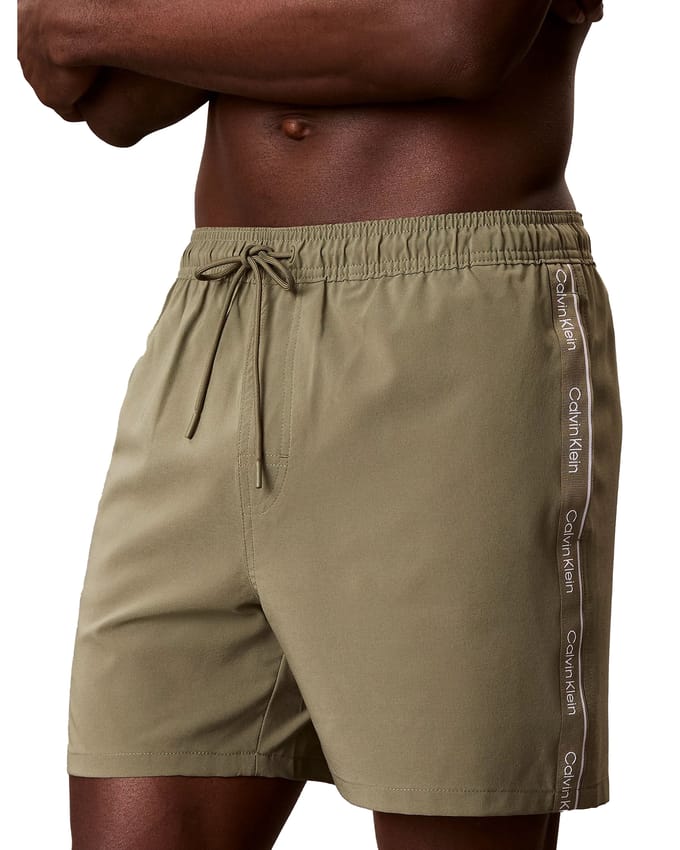 Calvin Klein Groene Polyester Zwemshort voor Mannen