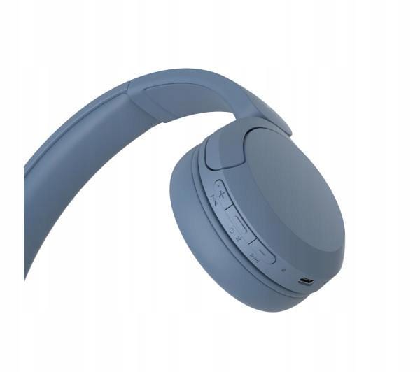 Sony WH-CH520 On Ear headset Bluetooth Stereo Blauw Ruisonderdrukking (microfoon) Indicator voor batterijstatus, Headset, Klankregeling,
