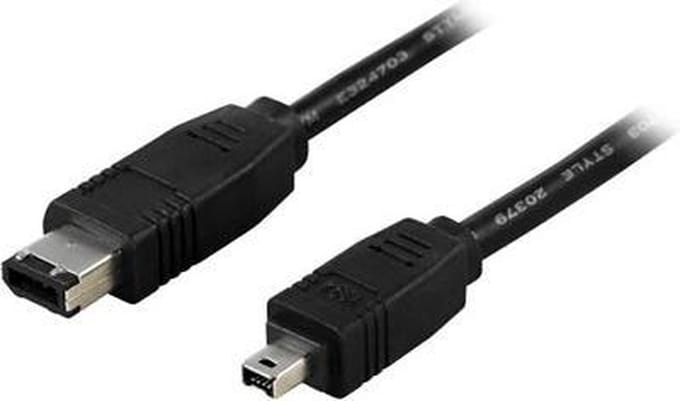 Deltaco FW-9 2m Zwart firewire-kabel