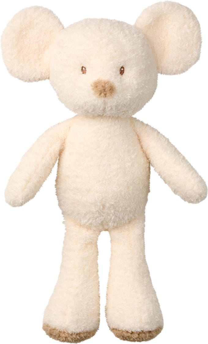 Nattou TEDDY Knuffel - Muis - 34 cm - Ecru