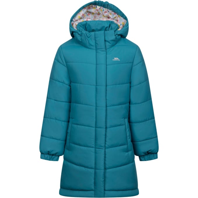 Trespass Meisjes Ellster Jas (Licht Teal)