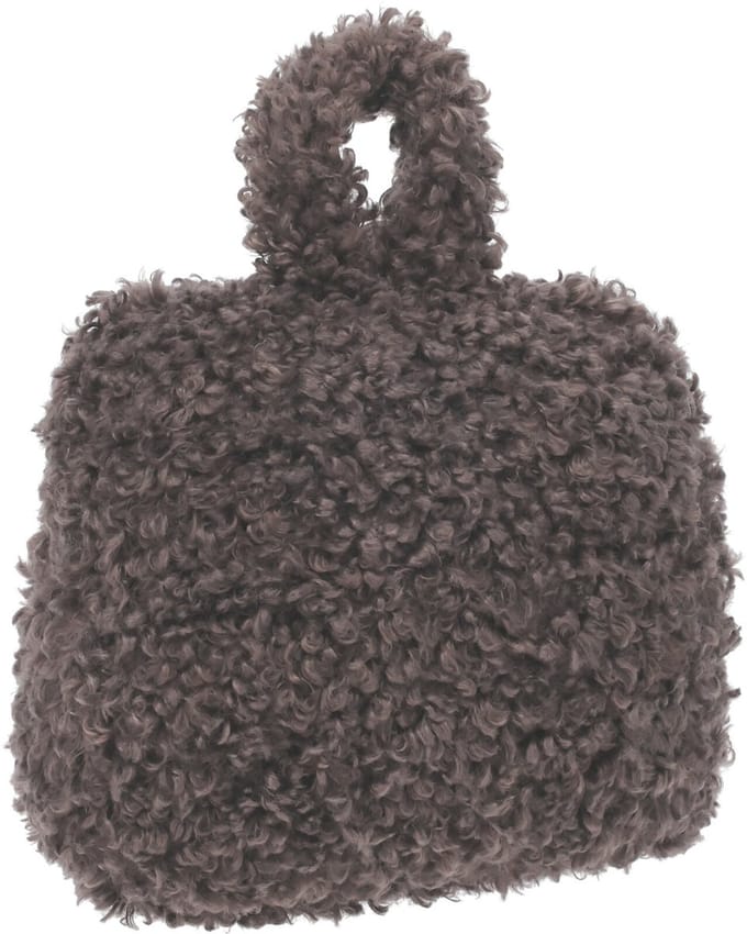 Home & Styling Teddy Deurstopper - 1 kg - grijs - stof - gewicht - 7 x 17 cm - deurstop
