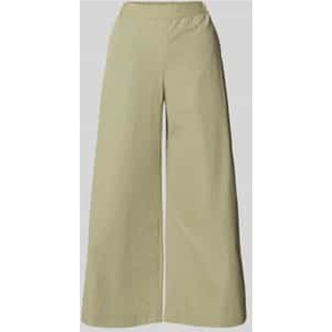 Wide leg broek met elastische band, model 'ARLEY'