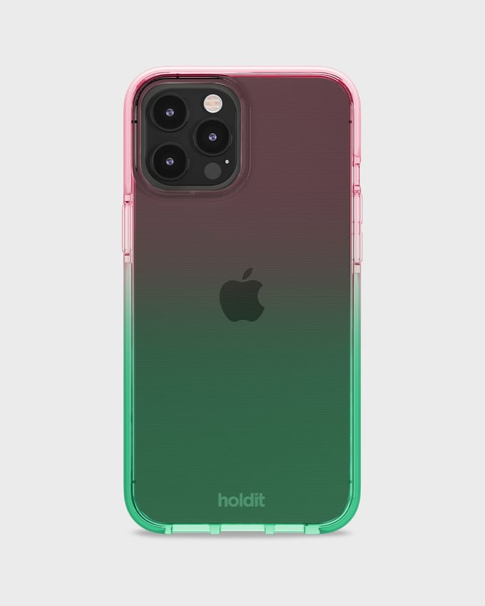 Phone case Seethru Gradient Grass Green/Bright Pink iPhone 12 Pro Max