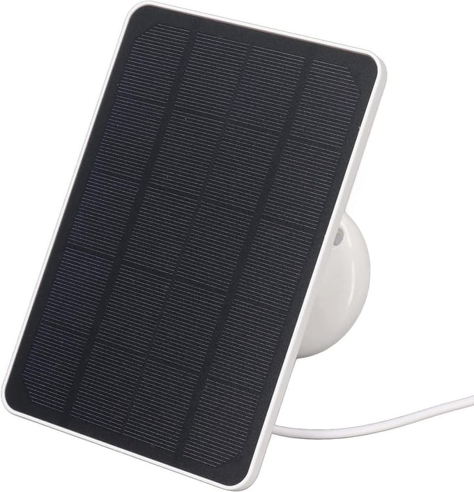 Zonnepaneel - Oplader - Apparaten Opladen - Hoge Conversie Efficiëntie - 4W Vermogen - Wit