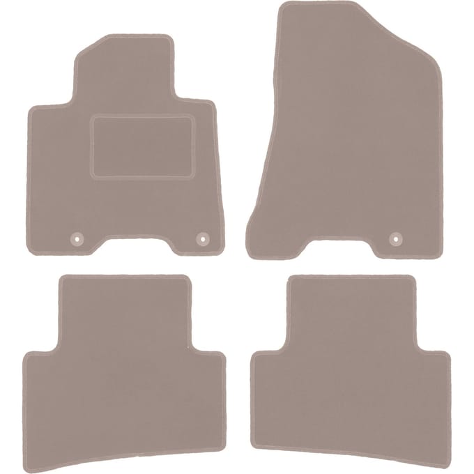 Beige veloursmatten voor: Kia Sportage IV SUV (2015-)