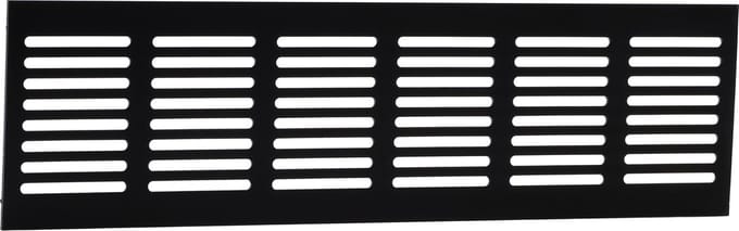 Nedco Plintrooster 300x80mm zwart