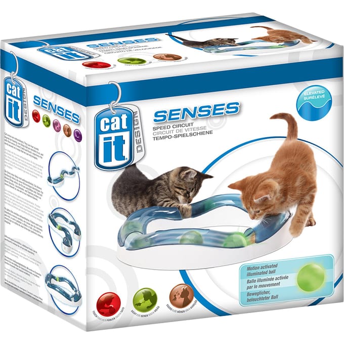 Cat it Senses kattenspeelgoed Speed Curcuit - Wit - 24 x 12,5 x 24cm