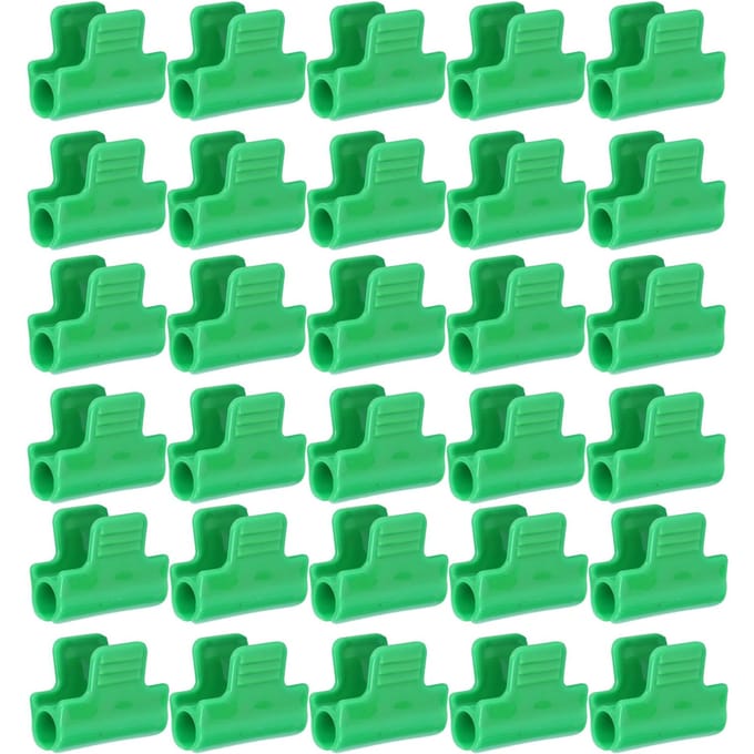 30 STUKS Plastic Folie Gesp Clip Kas Klemmen Accessoires Tuinbenodigdheden green