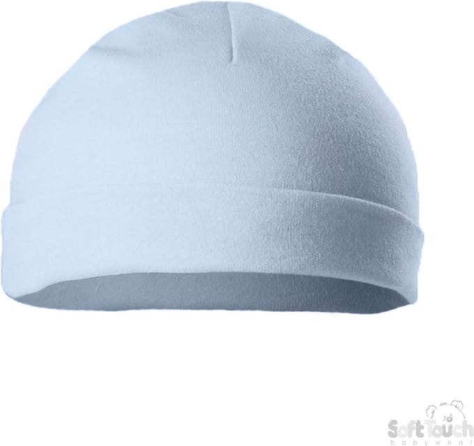 Soft Touch Baby mutsje | 0-3 mnd | Blauw