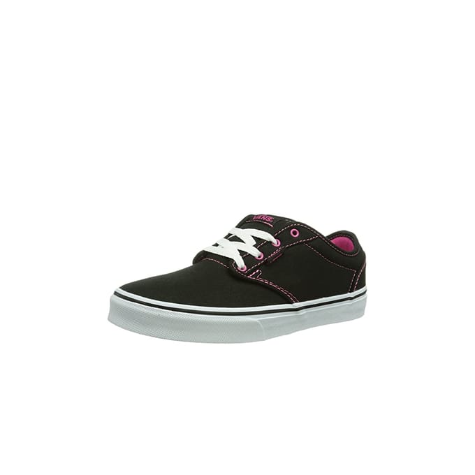 Vans Atwood Lace-Up Zwart Canvas Kinderslippers K2UDDC