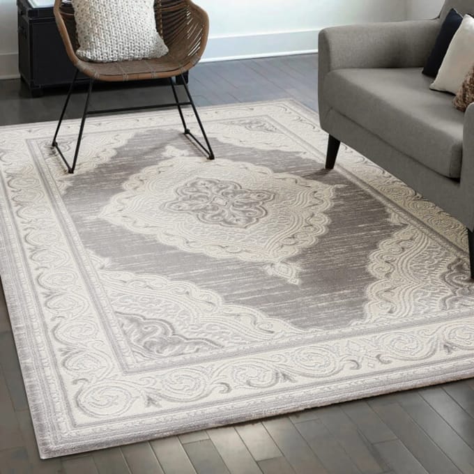 Muratap Harmony vloerkleed rechthoekig klassieke orient look laagpolig -