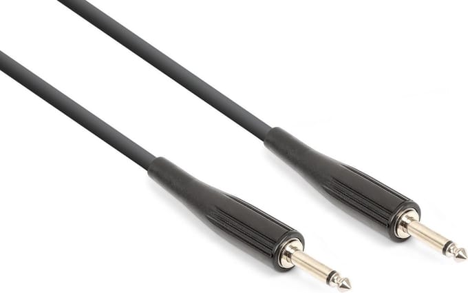 Vonyx luidsprekerkabel met 6.3mm jack (mono) connectoren - 6 meter
