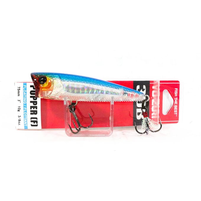 Yo Zuri Duel 3DB Popper 75 mm drijvend kunstaas R1101-PSB (4550) gray