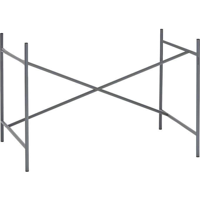 Richard Lampert Eiermann 1 tafelframe - basaltgrijs - middelste stut - 110 x 66 cm - zonder verlenging (hoogte 66 cm)