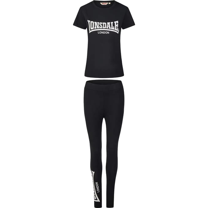 Lonsdale London JUNIPER Dames Trainingspak - zwart - S
