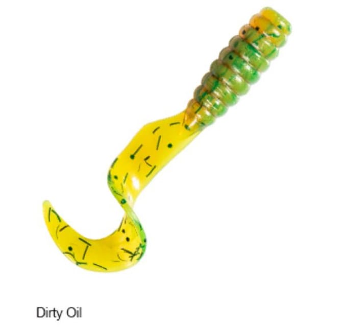 Zman Soft Lure GrubZ 2,5 Inch 8/Pack Vuile olie (5004)
