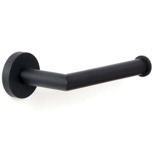 Bravat Varuna matt black toilet paper holder without lid, right, 779099