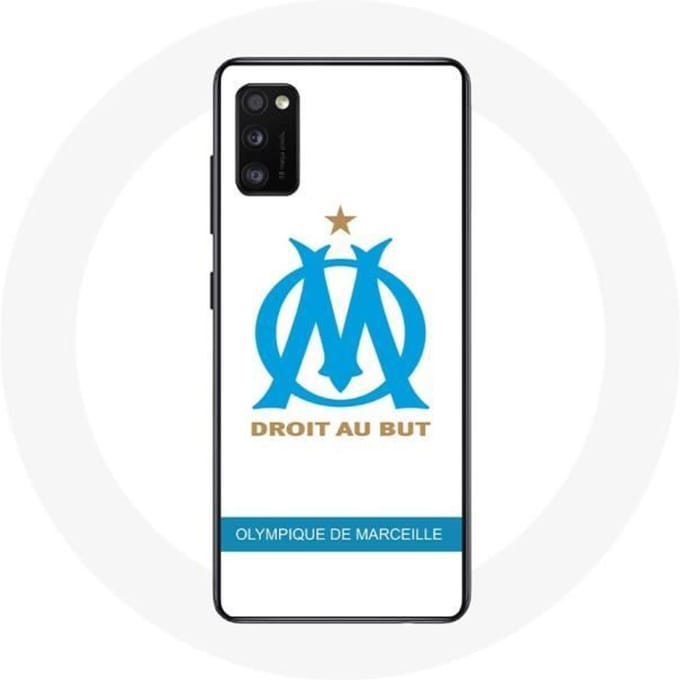 Coque - Olympique de Marseille - Samsung Galaxy S20 Plus - Logo - Blanc - Protection Rigide blanc