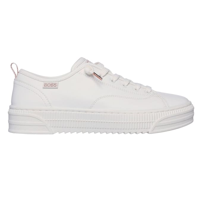 Skechers Copa-platformsneakers met bobkapsel voor dames (Wit)