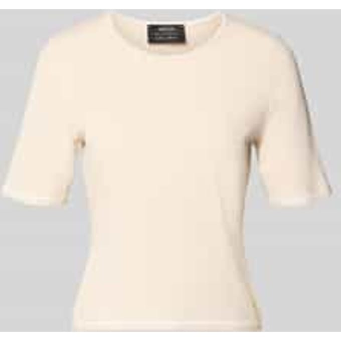 gebreide pullover met ronde hals