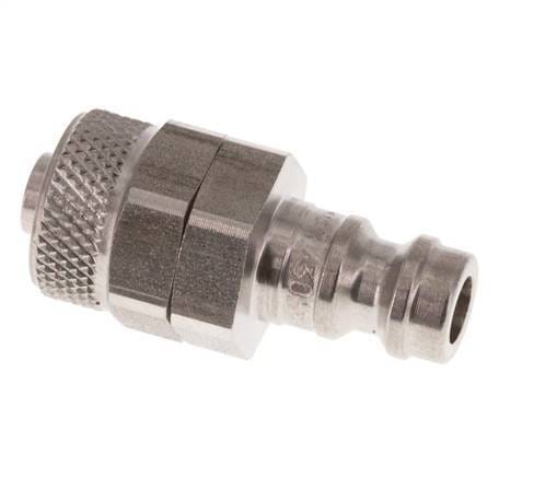 RVS DN 5 Luchtkoppeling Insteeknippel 6x8 mm Push-On - CLP5-N-S-6