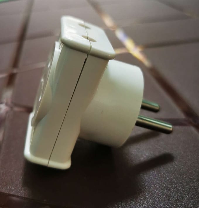 Elcan - Elektrische Splitser - Driedubbel - 3x2P - Zonder Aarding