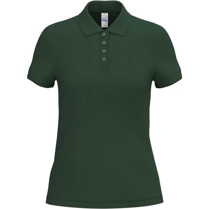 Biologisch pique polo voor dames iDeal Basic Brand