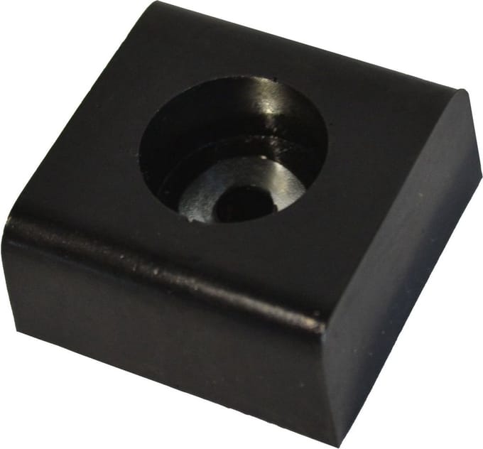 GTO stootrubber vierkant 40x40mm