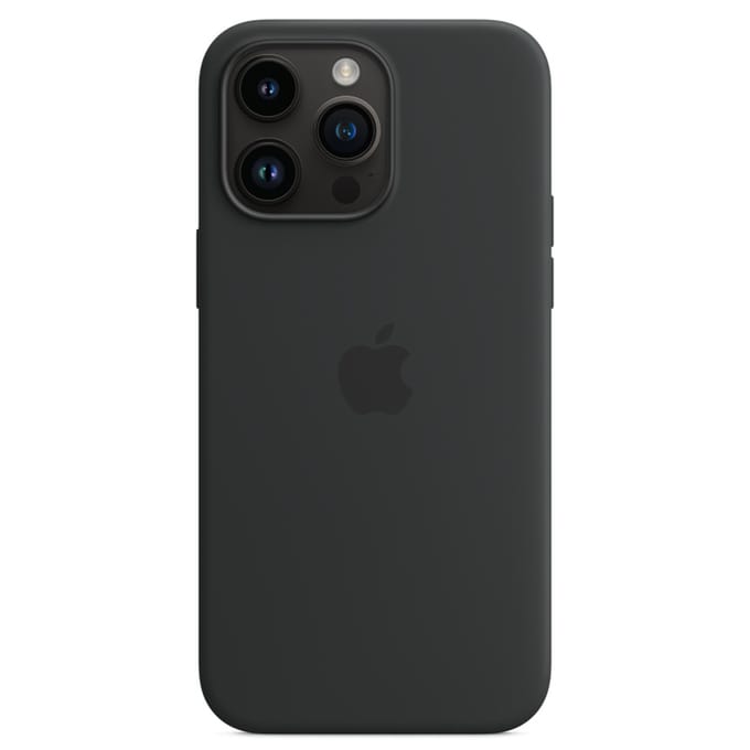 Apple - Siliconen hoesje - MagSafe - iPhone 14 Pro Max - Zwart
