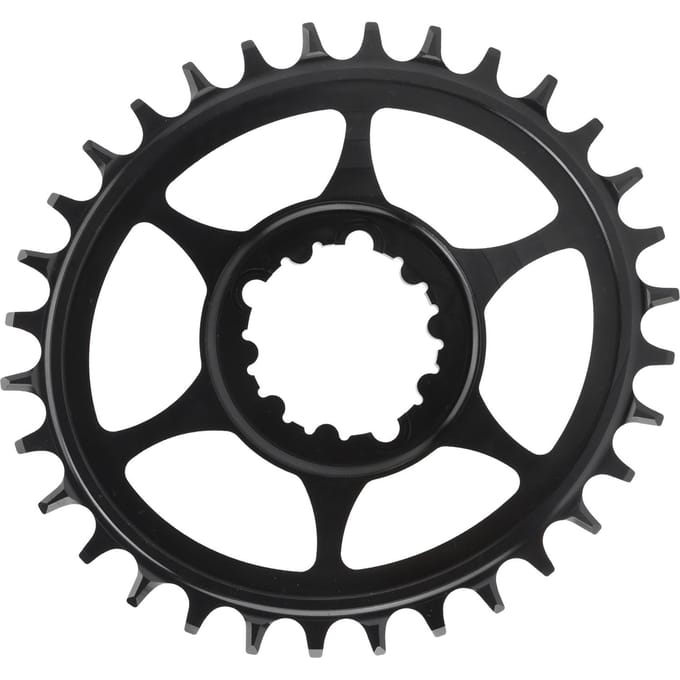 Pédalier VTT Dents Positives et Négatives Intégrées Plateau Ovale 32T Conception Dents d'Aigle 6mm