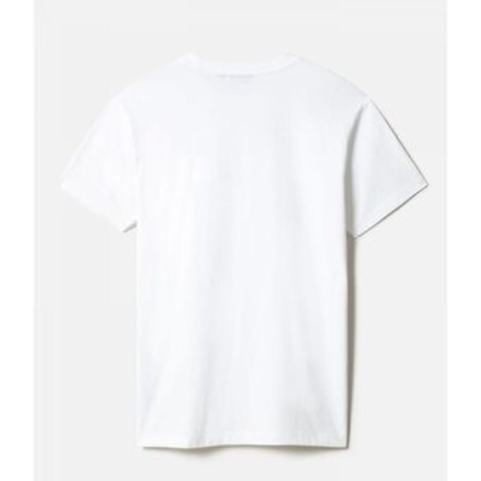T-shirt Napapijri S-MORGEX NP0A4GBP0021-BRIGHT WHITE