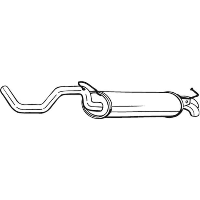 Geluiddemper achter BOSAL 278-145