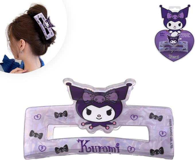 Kuromi Haarklem Meisjes - Grote Haarklem - Haarclips - 10 x 5 x 5 cm