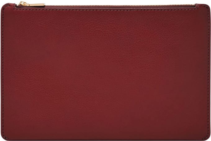 FOSSIL Utensil zak Pouch Scarlet Wijnrood
