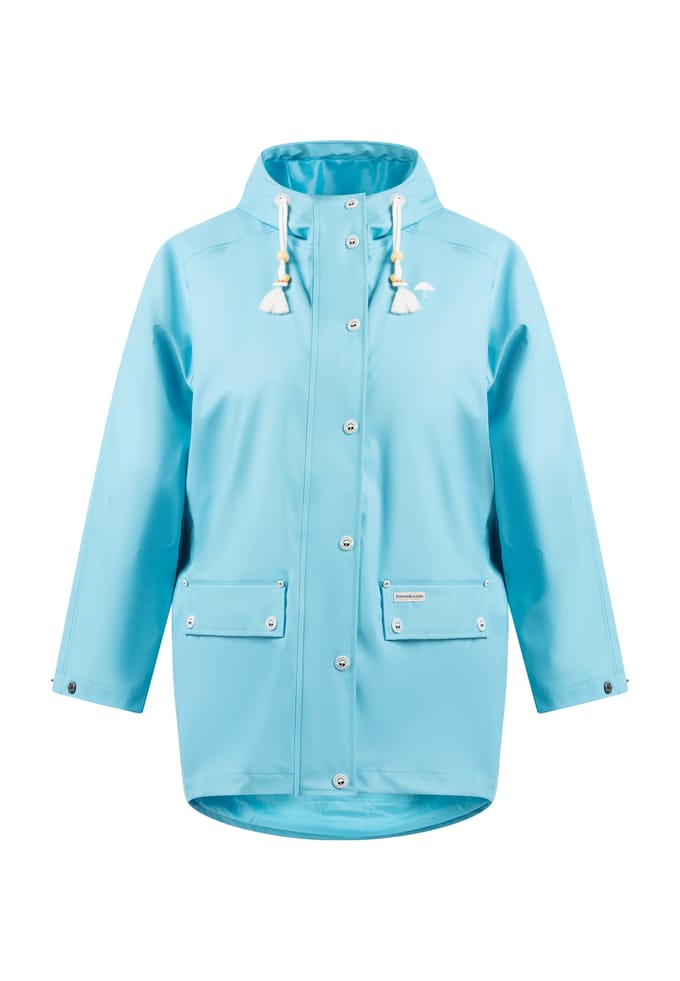 Schmuddelwedda Grote maat regenjas bridgeport Dames DONKER AQUA-280