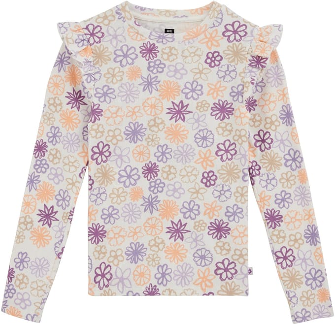 WE Fashion Meisjes geribd T-shirt