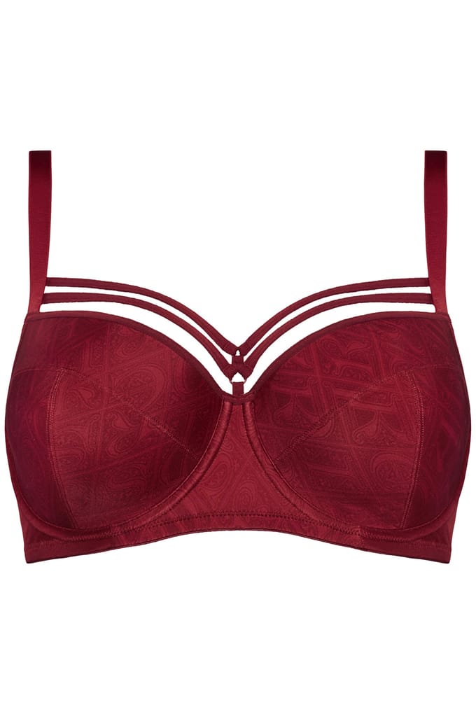 Marlies Dekkers Seduction Cabernet Print Plunge Balcony Bra Taglia: 80E | Reggiseni Outlet | Donna