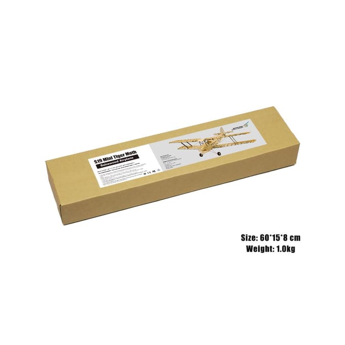 Dancing Wings Hobby S1901 Balsa bois RC avion Tiger Moth télécommande biplan KIT non assemblé