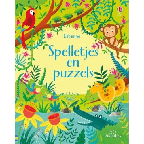 Usborne Spelletjes en puzzels - puzzelboek
