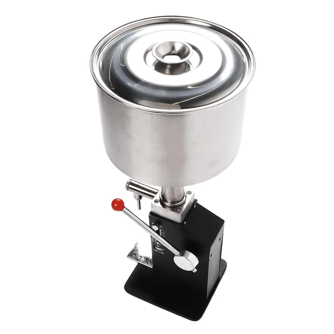 Machine de Remplissage Manuelle pour Pâte Liquide Réglable 5?Remplisseuse de bouteilles en acier inoxydable 60 ml pour pâtes gray