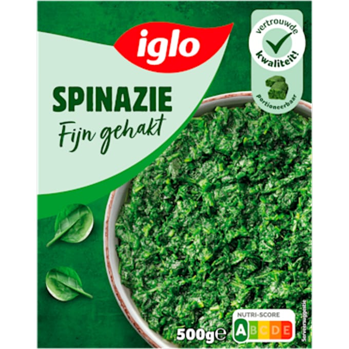 Spinazie fijn gehakt