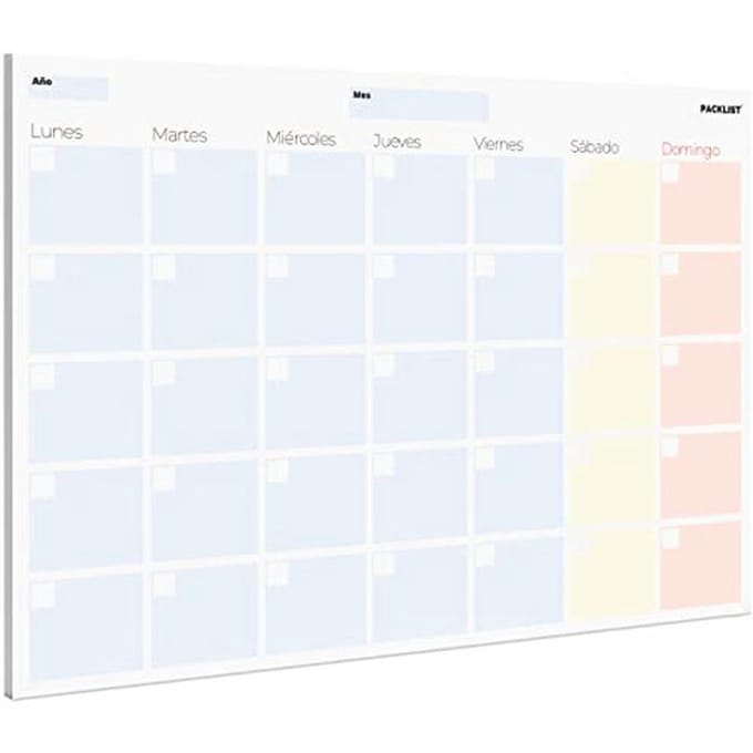 A4 Maandplanner - Organiser & Perpetuele Kalender zonder Datum - Ecologisch Ontwerp, 100% Papier