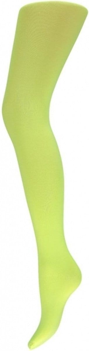 Carnaval verkleed panty voor dames - wit - 60 denier - microfibre - kousen - verkleedkleding S/M