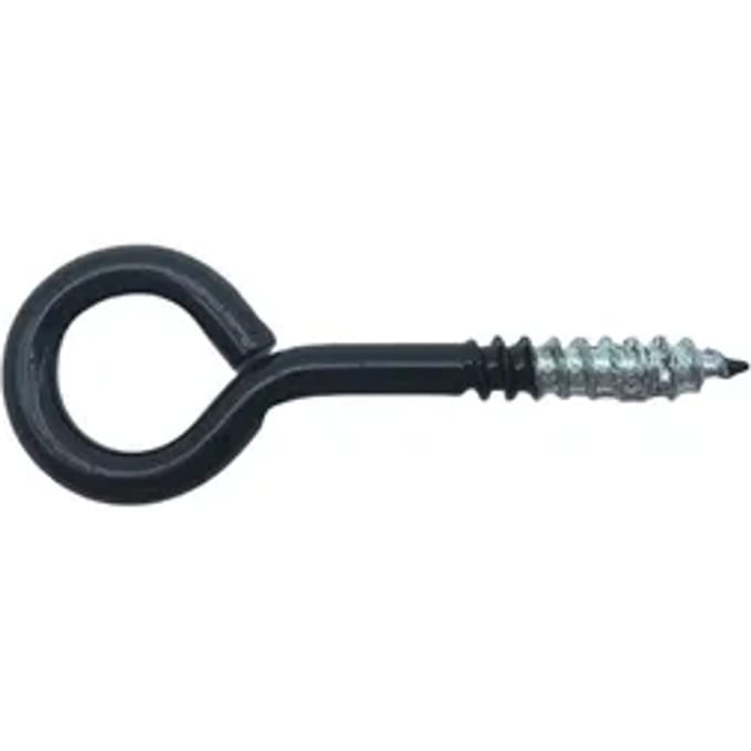 Sencys Schroefoog 6x50mm Zwart Per 4
