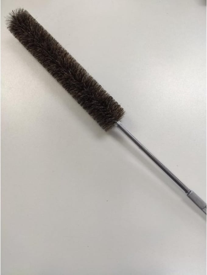 Radiatorborstel met haar flexibel 80 cm