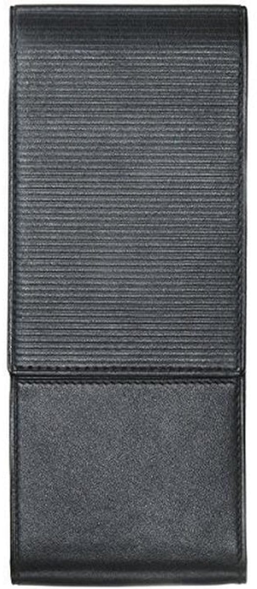 Elegante leren penhoes voor 3 pennen