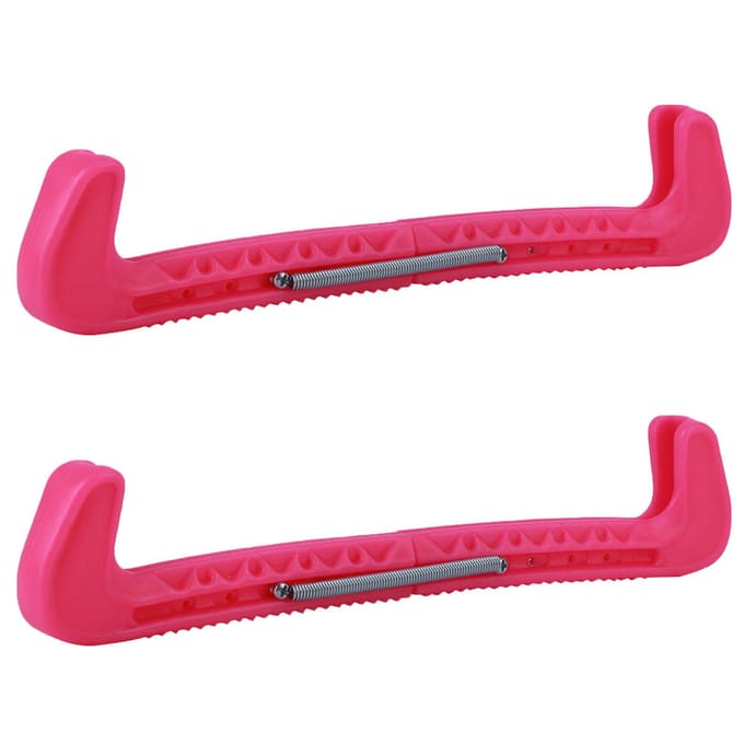 2 stuks verstelbare schaatsschoenhoezen, beschermhoes voor ijsmes, schaatsbeschermer, roze roze