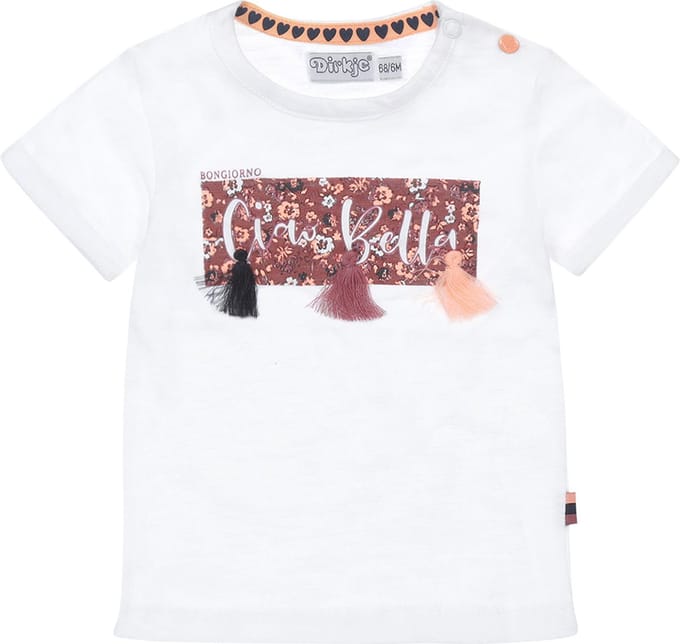 Dirkje T-BELLA Meisjes T-shirt - Maat 92