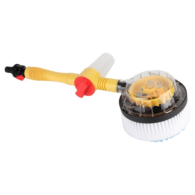 Lavage de Voiture à Domicile Outils de Nettoyage Brosse Auto-rotative Accessoires Laveur Haute Pression beige